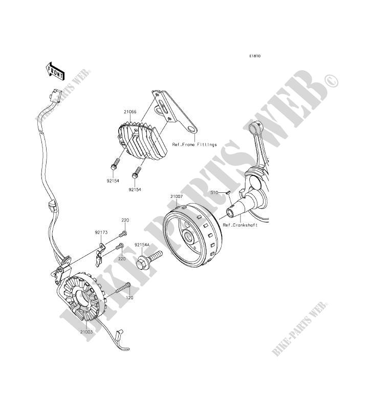 GENERATOR für Kawasaki Z250SL ABS 2015