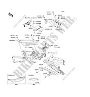 SEITENABDECKUNGEN   Kettenschutz für Kawasaki ZZR1400 ABS 2013