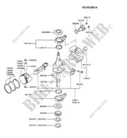 KOLBEN / KURBELWELLE für Kawasaki FB MOTORS FB460V