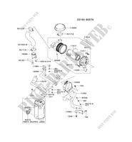 Luftfilter / EXHAUST für Kawasaki FH MOTORS FH580V