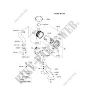 Luftfilter / EXHAUST für Kawasaki FH MOTORS FH580V