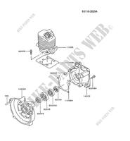 Zylinderkopf / KURBELGEHÄUSE für Kawasaki TG MOTORS TG018D