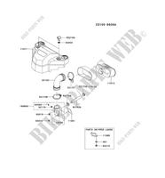 Luftfilter / EXHAUST für Kawasaki FS MOTORS FS600V