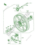 Front Wheel für Kawasaki 454 LTD 1986